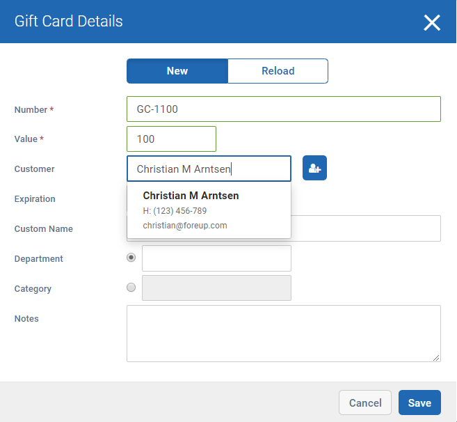Day 9 Liabilities & Historic Gift Card Reports foreUP
